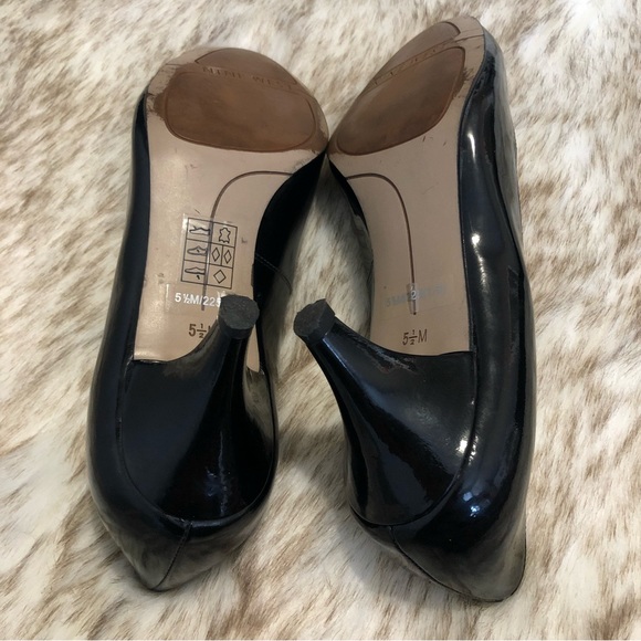 Nine West black patent pumps - size 5.5 - Picture 5 of 7